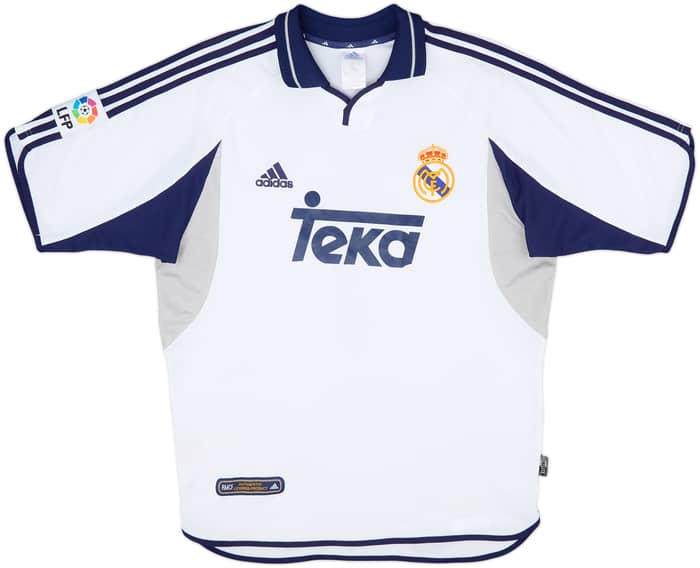2000-01 Real Madrid Home Shirt Raul #7 - 7/10 - (M)