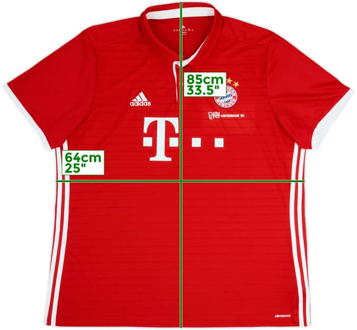2016-17 Bayern Munich 'Fanclub' Home Shirt - 7/10 - (XXL)