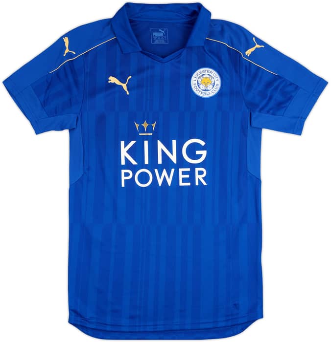 2016-17 Leicester Home Shirt Vardy #9 - 7/10 - (S)