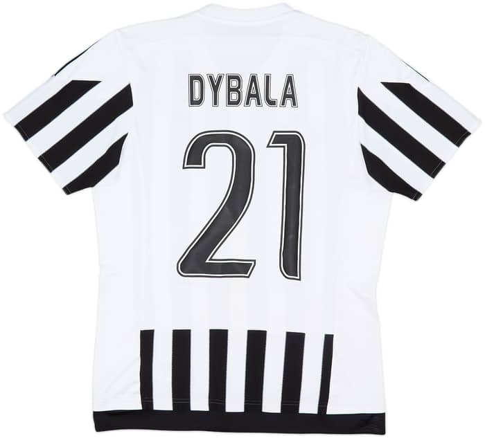 2015-16 Juventus Home Shirt Dybala #21 - 8/10 - (M)