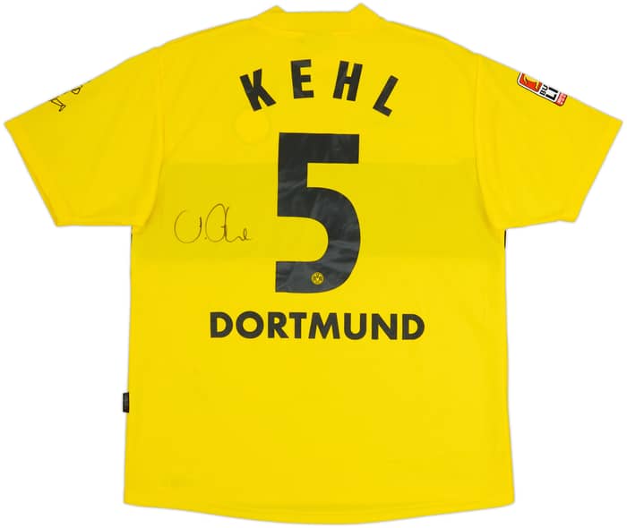 2002-03 Borussia Dortmund Signed Home Shirt Kehl #5 - 7/10 - (L)