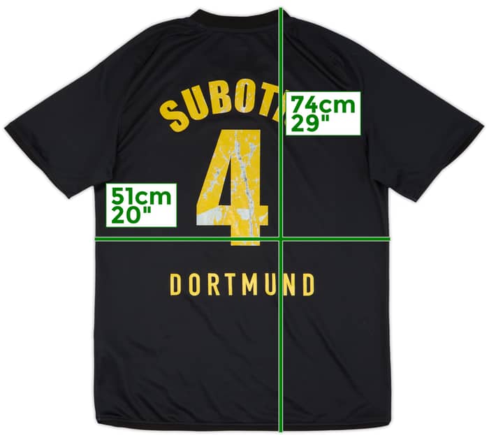 2008-09 Borussia Dortmund Away Shirt Subotic #4 - 5/10 - (M)