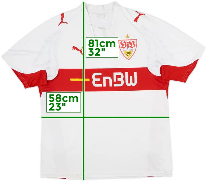 2007-08 Stuttgart Local Camiseta - 6/10 - (XL)