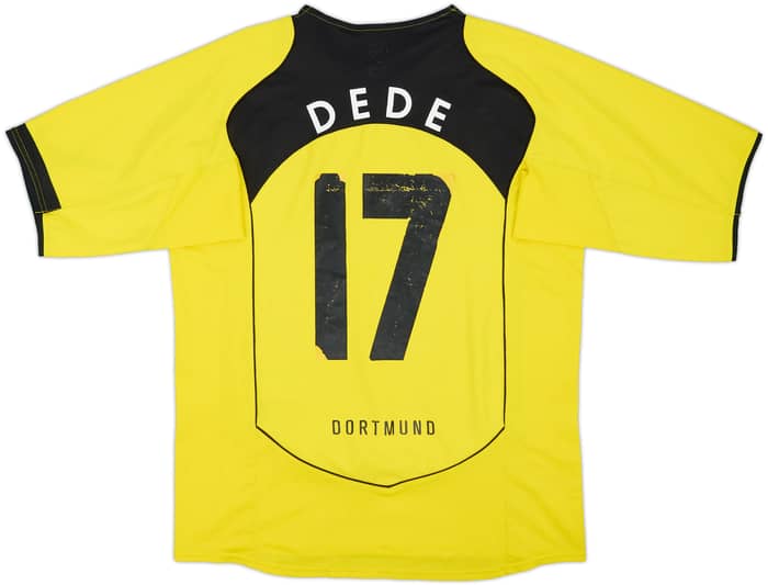 2004-05 Borussia Dortmund Home Shirt Dede #17 - 5/10 - (L)