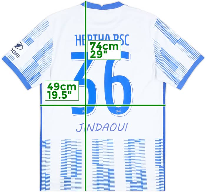 Camiseta de local del Hertha Berlin 2021-22 Jindaoui #26 - 7/10 - (M)