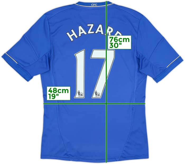 2012-13 Chelsea Home Shirt Hazard #17 - 8/10 - (M)