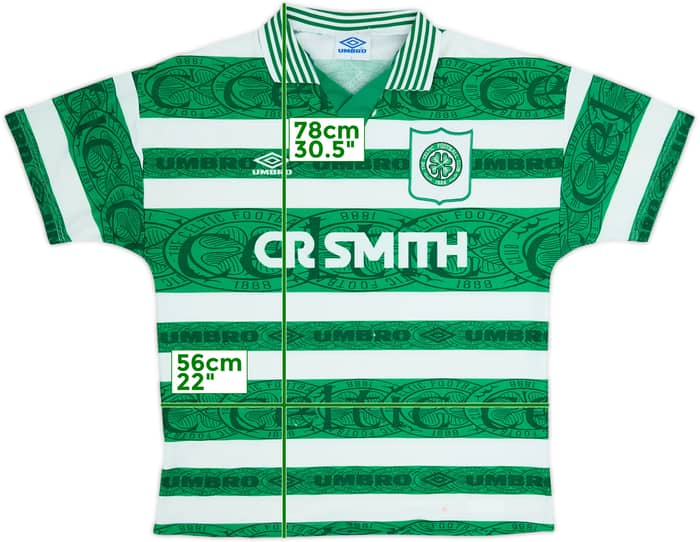1995-97 Celtic Home Shirt - 5/10 - (L)