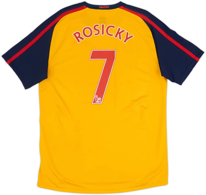 2008-09 Arsenal Away Shirt Rosicky #7 - 6/10 - (L)
