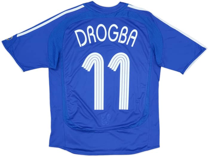 2006-08 Chelsea Home Shirt Drogba #11 - 6/10 - (13-14 Years)