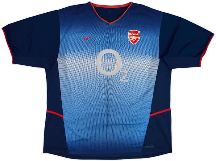 2002-04 Arsenal Away Shirt Bergkamp #10 - 8/10 - (XXL)