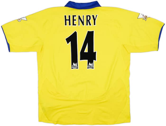 2003-05 Arsenal Away Shirt Henry #14 - 7/10 - (XL)