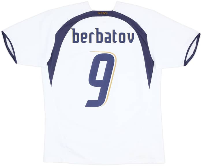 2006-07 Tottenham Home Shirt Berbatov #9 - 8/10 - (L)