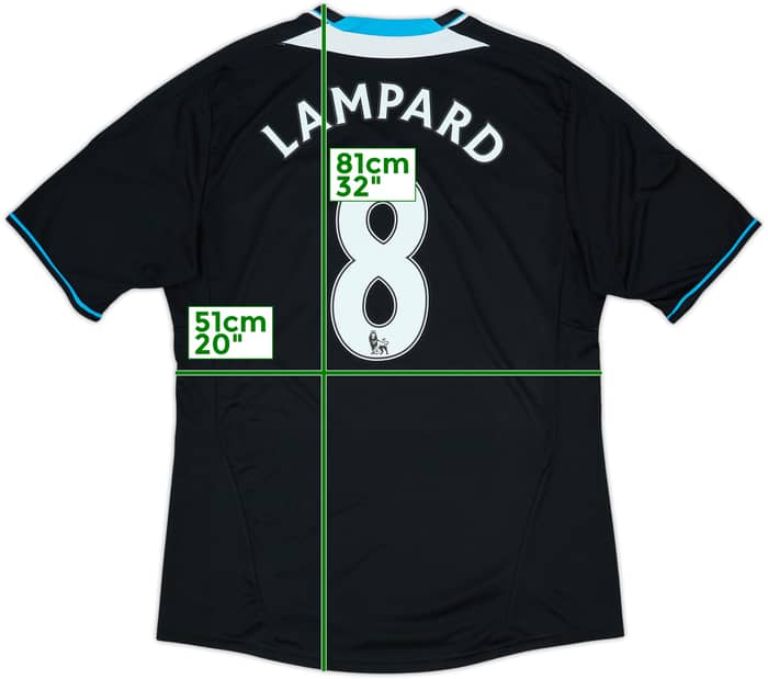Camiseta de visitante del Chelsea 2011-12 Lampard #8 - 5/10 - (L)
