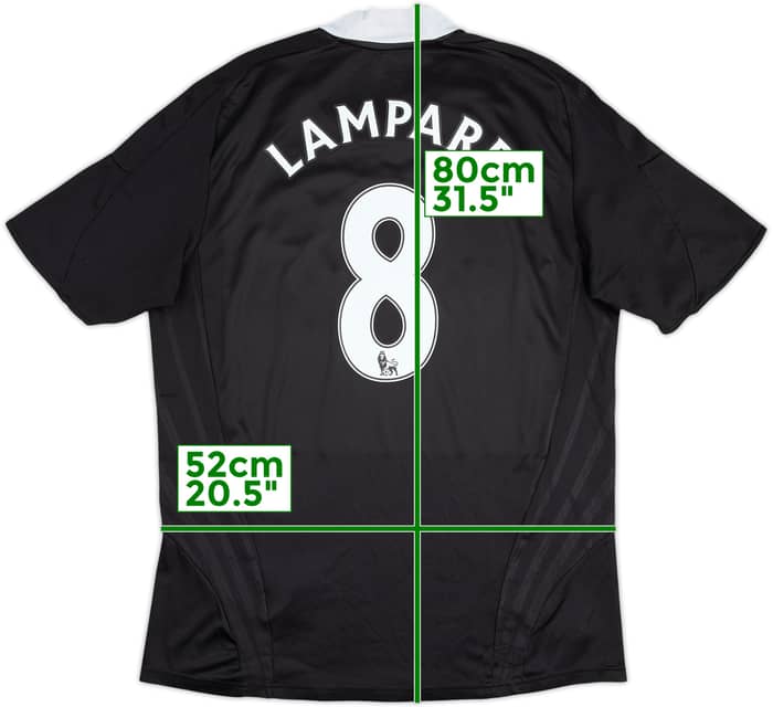 2008-09 Chelsea Away Shirt Lampard #8 - 7/10 - (L)