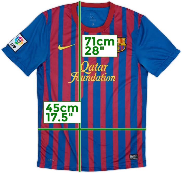 2011-12 Barcelona Home Shirt - 5/10 - (S)