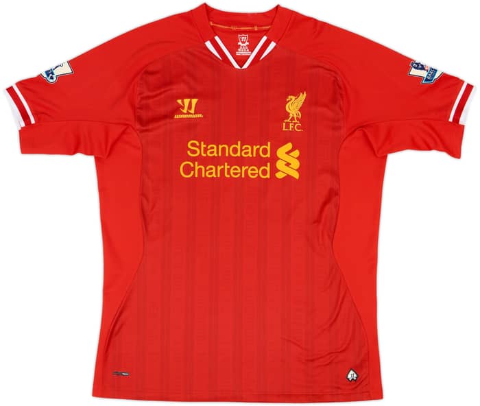 2013-14 Liverpool Home Shirt Gerrard #8 - 8/10 - (XXL)