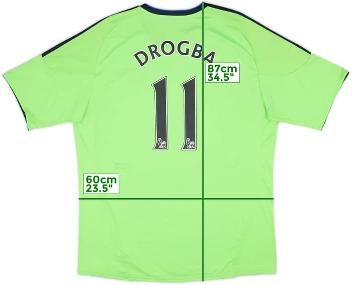 2010-11 Chelsea Third Shirt Drogba #11 - 8/10 - (XXL)