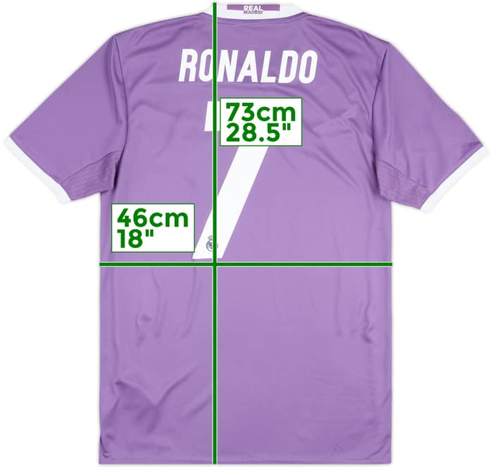 2016-17 Real Madrid Away Shirt Ronaldo #7 - 8/10 - (S)