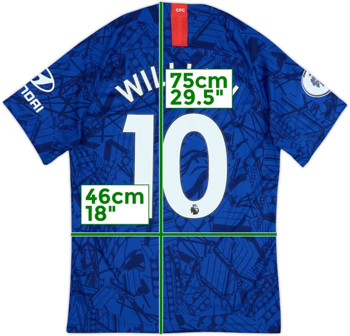 Camiseta de local del Chelsea 2019-20 Willian #10 - 8/10 - (S)