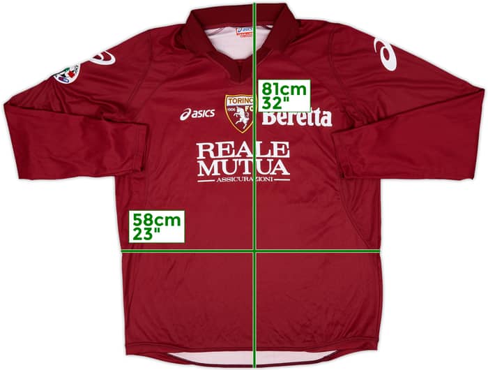2006-07 Torino Match Worn Home L/S Shirt Stellone #11
