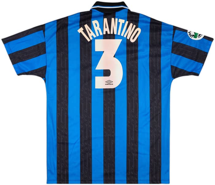 1997-98 Inter Milan Match Worn Coppa Italia Home Shirt Tarantino #3