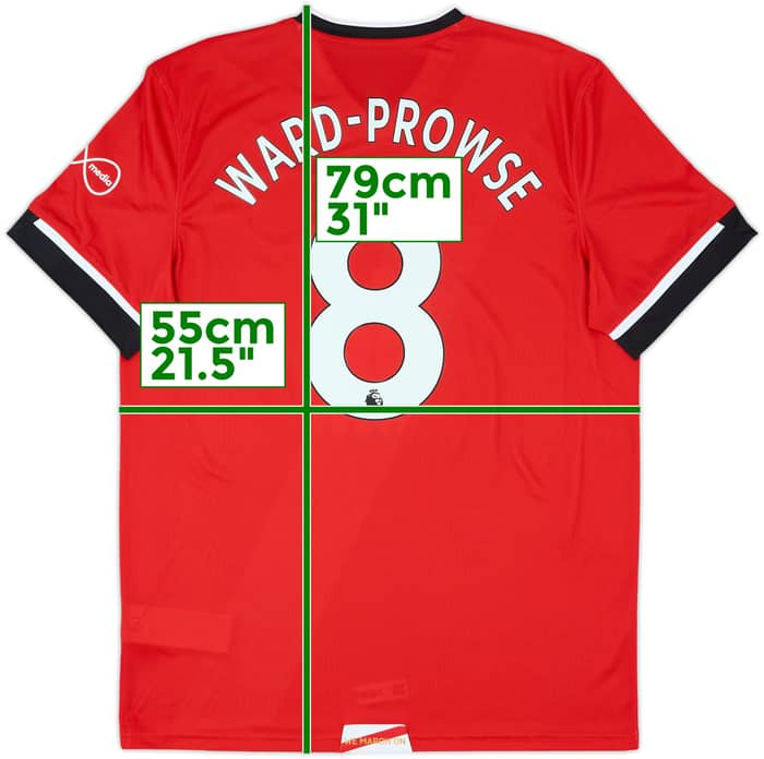 2020-21 Southampton Home Shirt Ward-Prowse #8 (L)