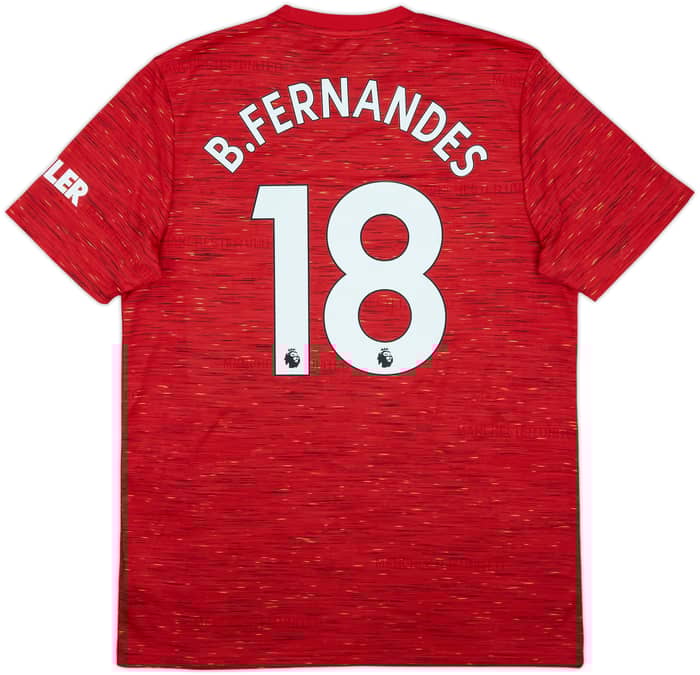 2020-21 Manchester United Home Shirt B.Fernandes #18 (L)