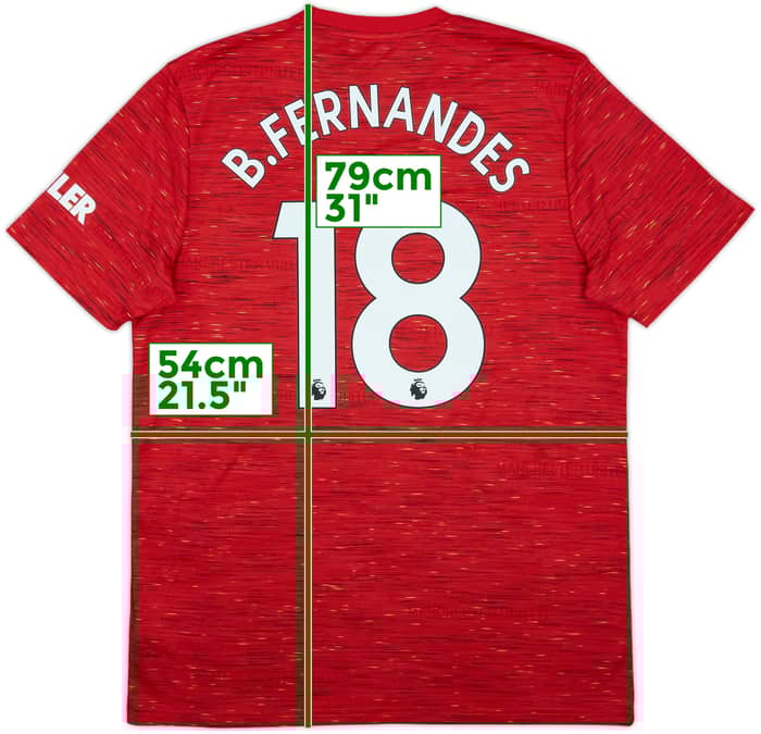 2020-21 Manchester United Home Shirt B.Fernandes #18 (L)