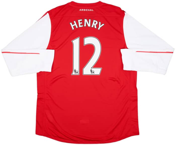 2011-12 Arsenal Player Issue Home L/S Shirt Henry #12 (XXL)