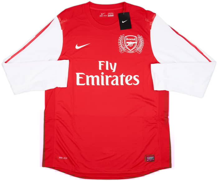 2011-12 Arsenal Player Issue Home L/S Shirt Henry #12 (XXL)