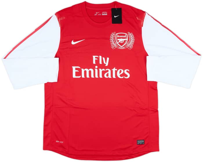 2011-12 Arsenal Player Issue Home L/S Shirt Henry #12 (XXL)