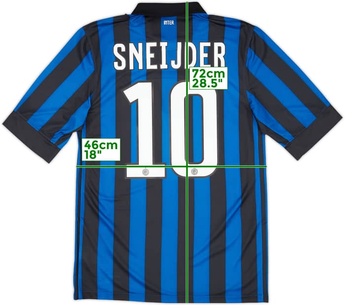 2011-12 Inter Milan Home Shirt Sneijder #10 (S)