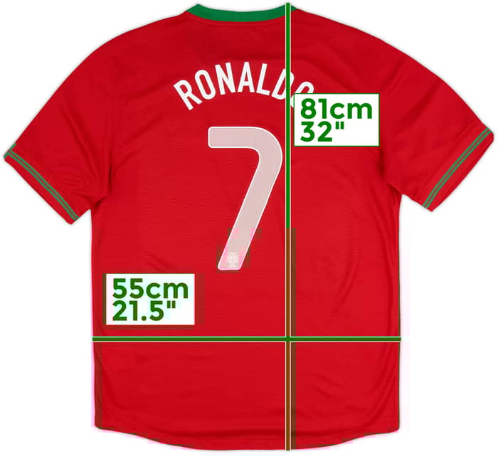 2012-13 Portugal Home Shirt Ronaldo #7 (L)