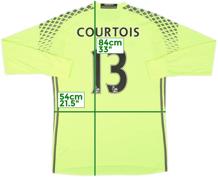 2016-17 Chelsea GK Shirt Courtois #13 (L)