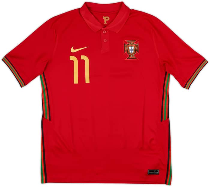 2020-21 Portugal Home Shirt B.Fernandes #11 - 10/10 - (XL.Boys)