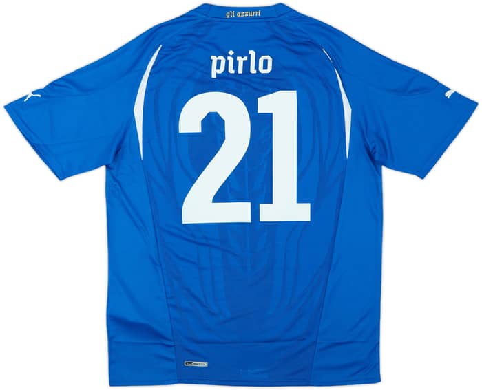 2010-12 Italy Home Shirt Pirlo #21 (L)