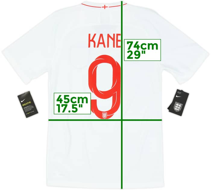 2018-19 England Home Shirt Kane #9 (S)