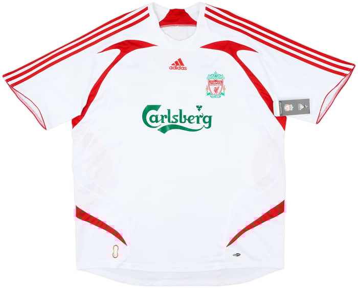 2007-08 Liverpool Away Shirt Gerrard #8 (XXL)