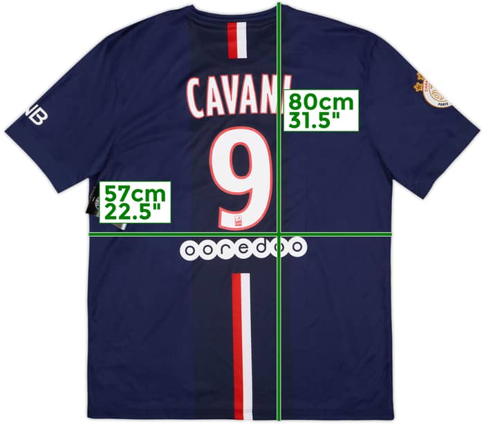 2014-15 Paris Saint-Germain Home Shirt Cavani #9 (XL)