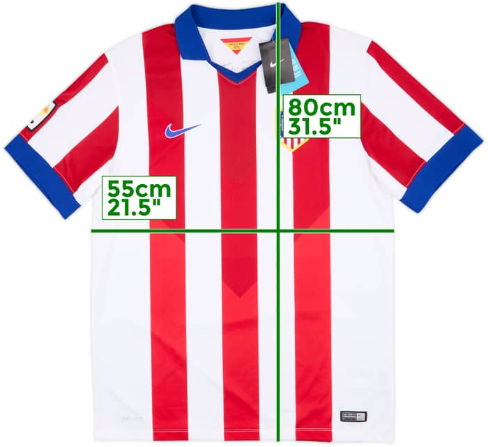 2014-15 Atletico Madrid Home Shirt (L)