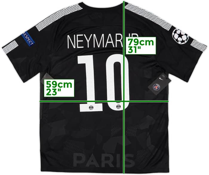 2017-18 Paris Saint-Germain Third Shirt Neymar Jr. #10 (XL)