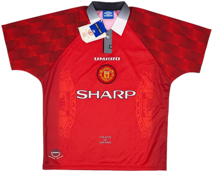 1996-98 Manchester United Home Shirt Cantona #7 (L)