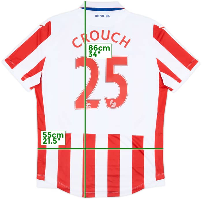 2016-17 Stoke City Home Shirt Crouch #25 (XXL)