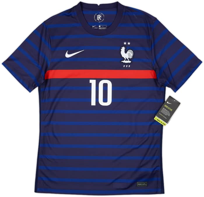 2020-21 France Home Shirt Mbappe #10 (M)