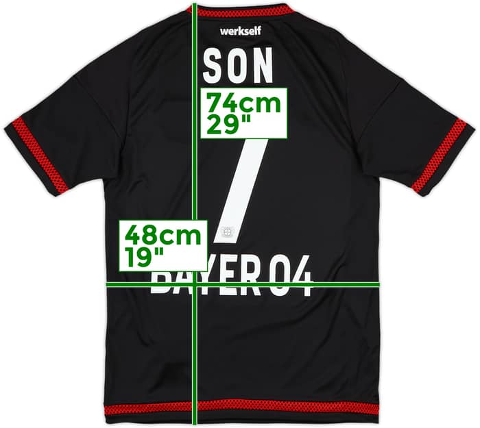 2015-16 Bayer Leverkusen Home Shirt Son #7 (S)