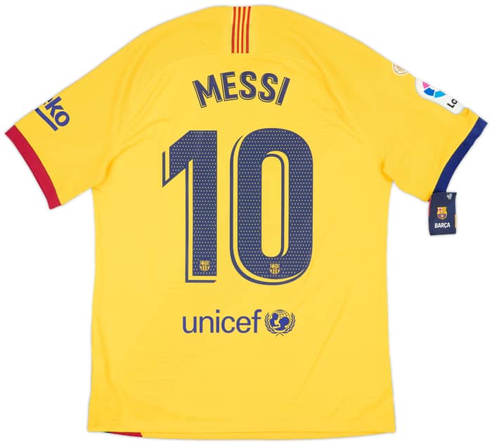 2019-20 Barcelona Authentic Away Shirt Messi #10 (L)