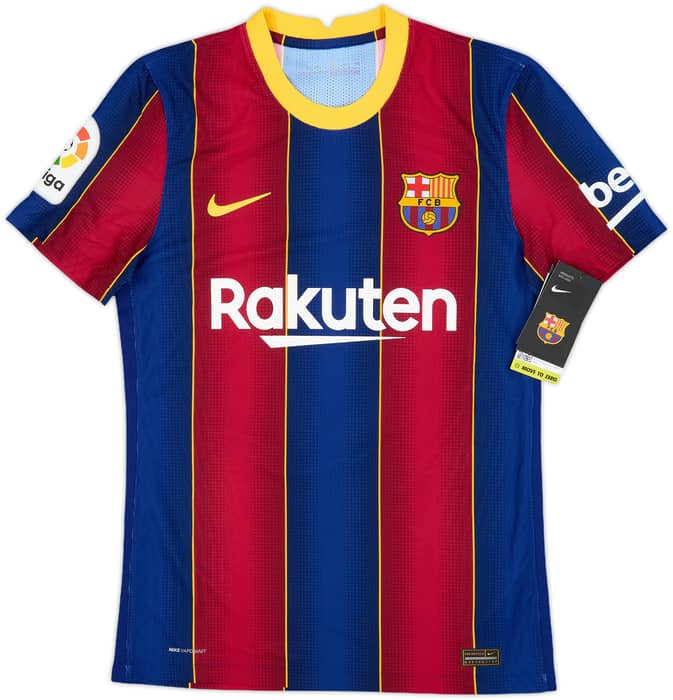 2020-21 Barcelona Authentic Home Shirt Messi #10 (S)