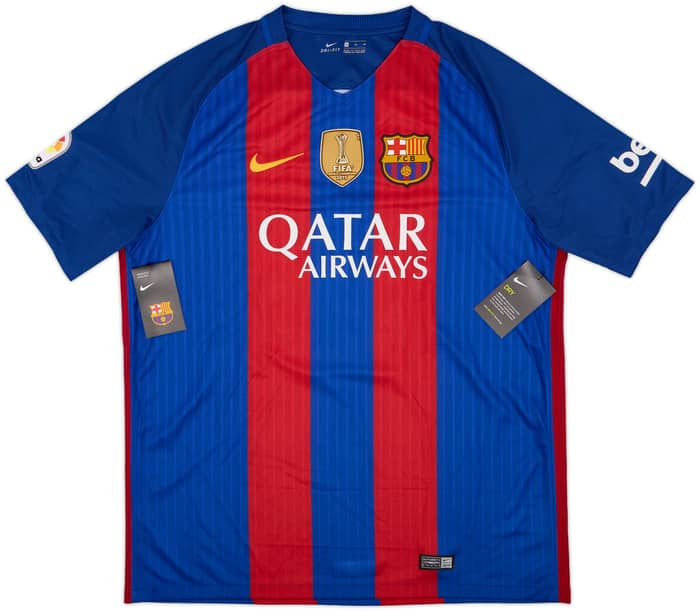 2016-17 Barcelona Home Shirt Messi #10 (XL)