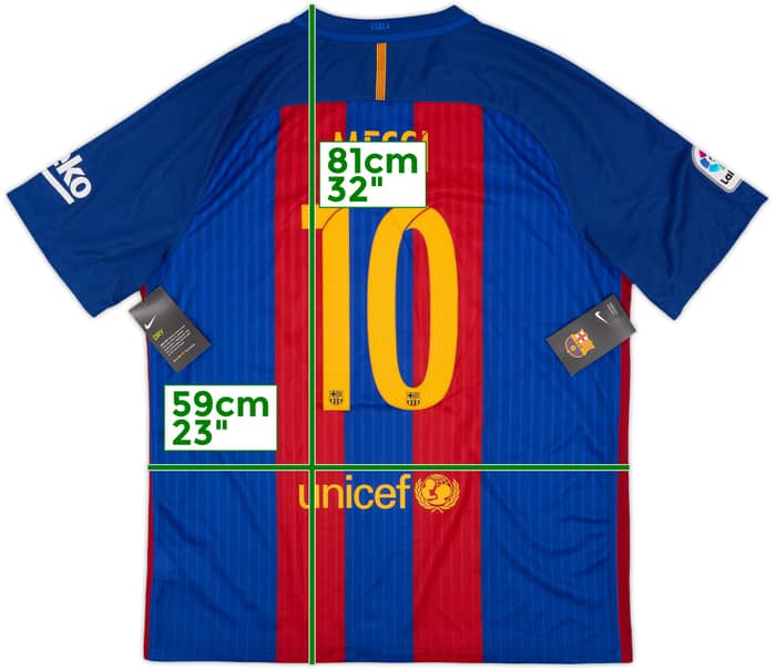 2016-17 Barcelona Home Shirt Messi #10 (XL)