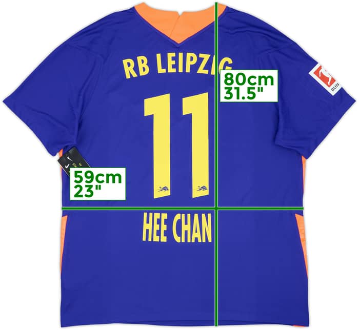 2020-21 RB Leipzig Away Shirt Hee Chan #11 (XL)